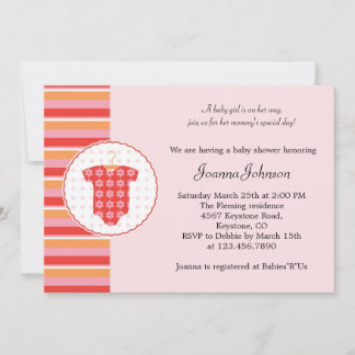Invitación de Chica Baby Shower