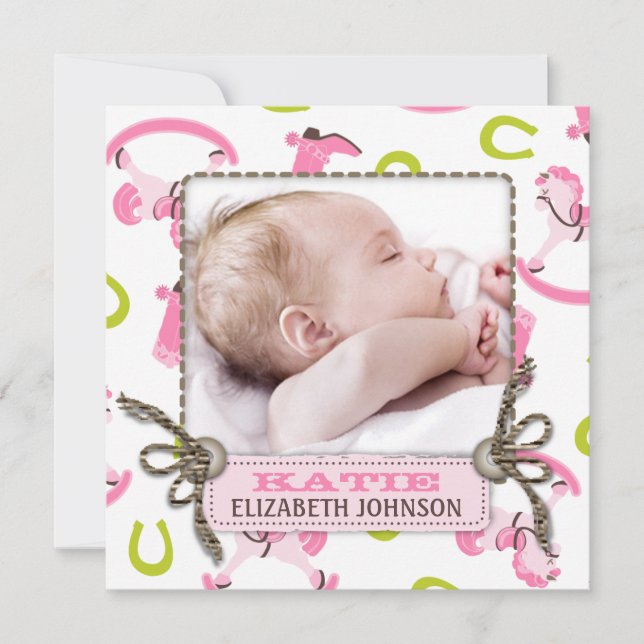 Invitación de Chica de caballos de Rockefeller Squ (Anverso)