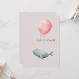 Invitación de Chica de color de agua elegante para