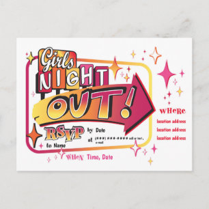 Invitación de chicas a salir de noche