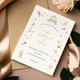 Invitación de Chicas de Fiesta de la Princesa de C