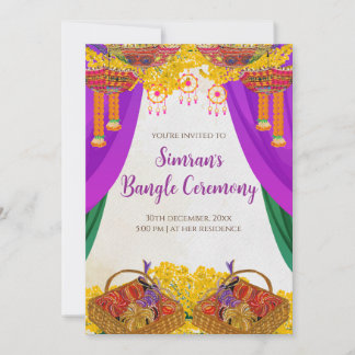 Invitación de Chura de boda e invitación de ceremo