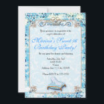 Invitación de Cinderella de cuento de hadas real p<br><div class="desc">Invitación de Cinderella de cuento de hadas real para Sweet 16. Esta invitación se puede personalizar para cualquier evento.</div>