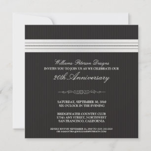 Invitación de cinta de eventos corporativos (blanc