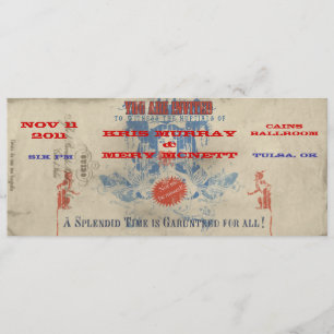 Invitación de Circo Antiguo