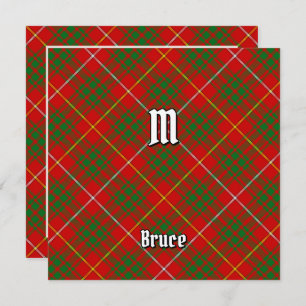 Invitación de Clan Bruce Tartan