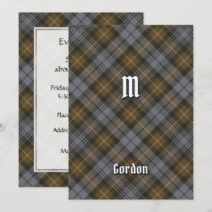 Invitación de Clan Gordon Weathered Tartan