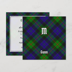 Invitación de Clan Gunn Tartan