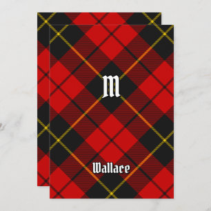 Invitación de Clan Wallace Tartan