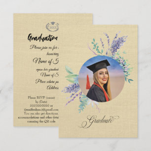 Invitación de Clausura de Fiesta Floral Boho Adjun