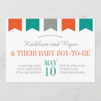 Invitación de Co-Ed Baby Shower