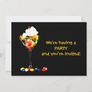 Invitación de cóctel de Jelly Bean - Fiesta de uso