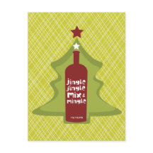 Invitación de cóctel de vacaciones retro