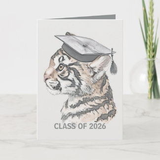 Invitación de código QR de graduación de tigre Agr