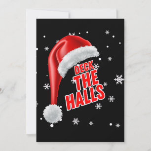 Invitación de Colección de Nieve Deck The Halls