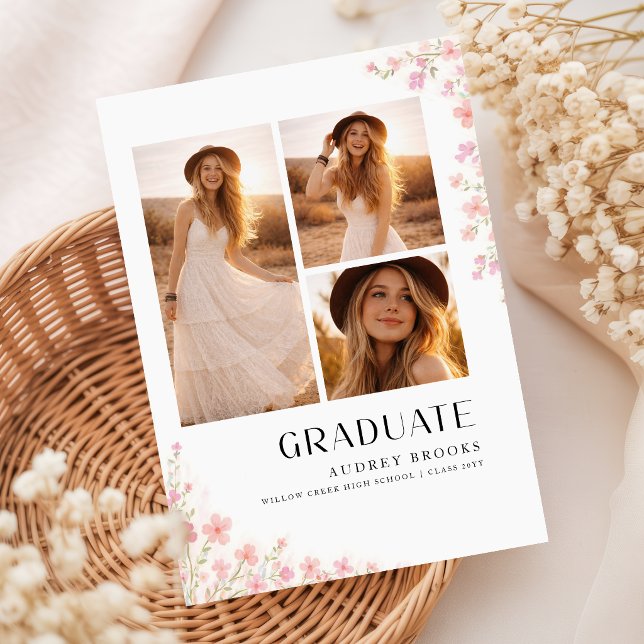Invitación de Cologio de Fotos de Fiesta de Gradua (Subido por el creador)