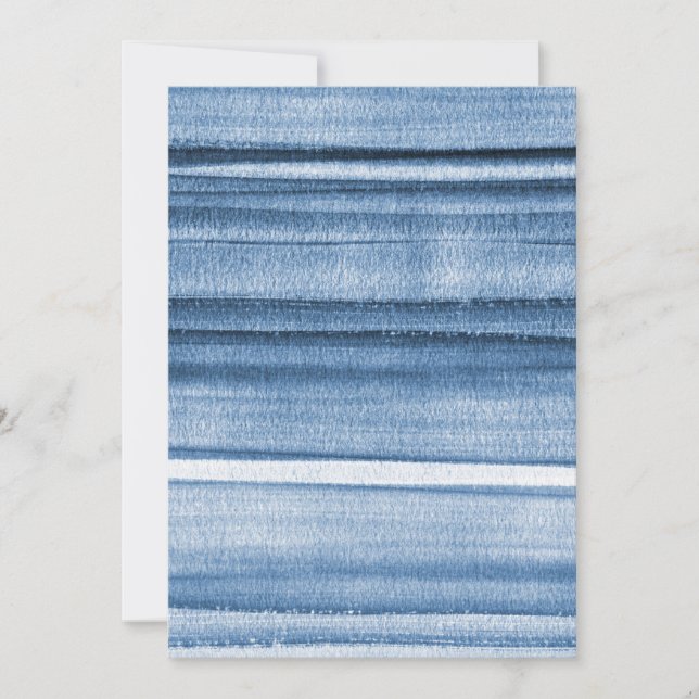 Invitación de color azul marino (Anverso)