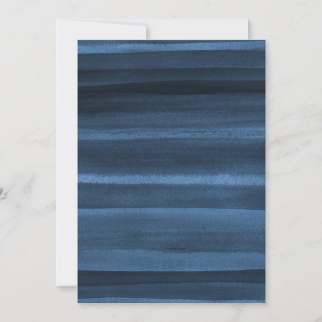 Invitación de color azul marino (Anverso)