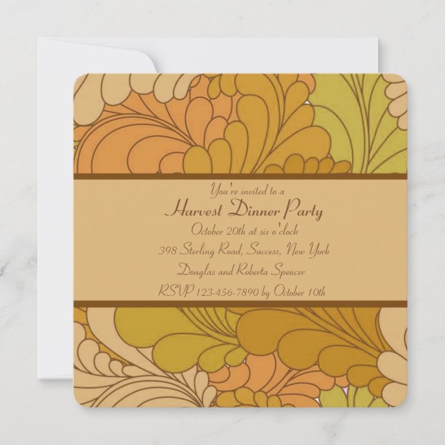 Invitación de Colores Estacionales (Anverso)