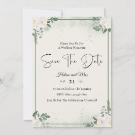 Invitación de Compromiso con Foto Romántica de Ver