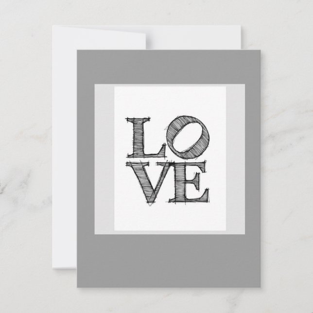 Invitación de compromiso de amor (Anverso)