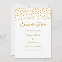 Invitación de compromiso de boda de oro negro y bl