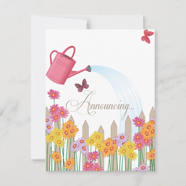 Invitación de compromiso de colección de Fiestas d (Anverso)