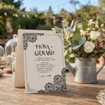 Invitación de compromiso de fiesta de encaje elega