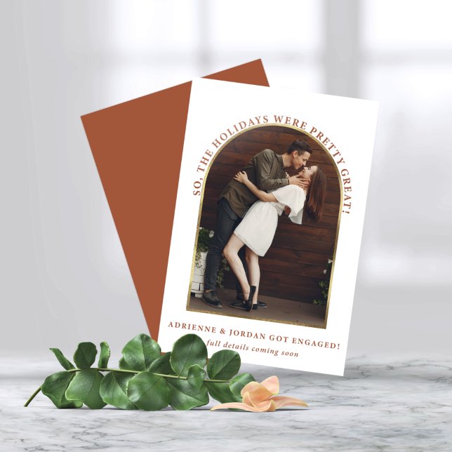 Invitación de compromiso de fotografía del Arco de (Subido por el creador)