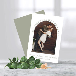 Invitación de compromiso de fotografía del Arco Ve