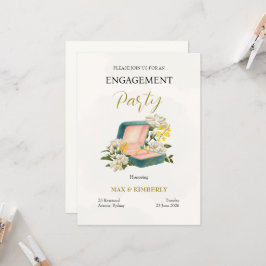 Invitación de compromiso elegante