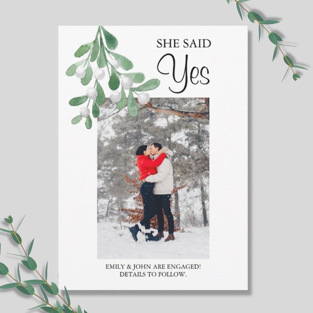 Invitación de compromiso fotográfico de acuarela (Subido por el creador)