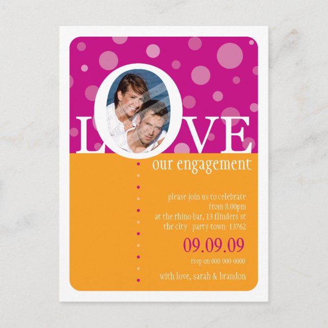 INVITACIÓN DE COMPROMISO :: LOVEbubbles 3 (Anverso)