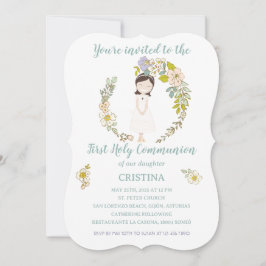Invitación de Comunión CRISTINA