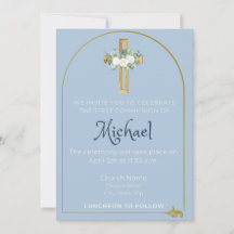 Invitación de Comunión para Niño
