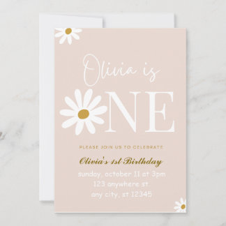 Invitación de Conejo de Flor Silvestre
