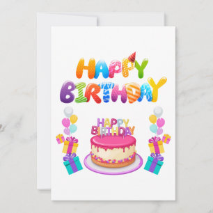 Invitación de Confeti para Fiesta de Cumpleaños Fe