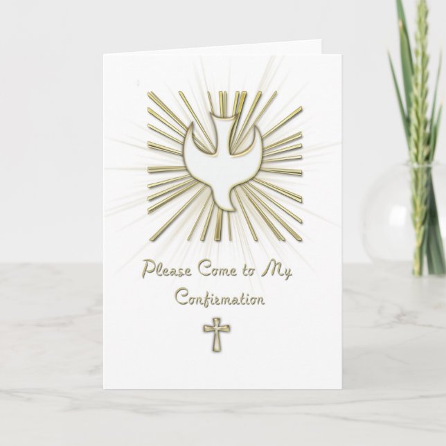 Invitación de confirmación (Anverso)