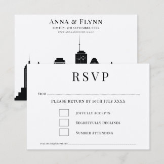 Invitación de confirmación de asistencia para boda