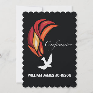 Invitación de Confirmación Fuego del Espíritu Sant