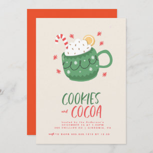 Invitación de Cookies y Cocoa Party