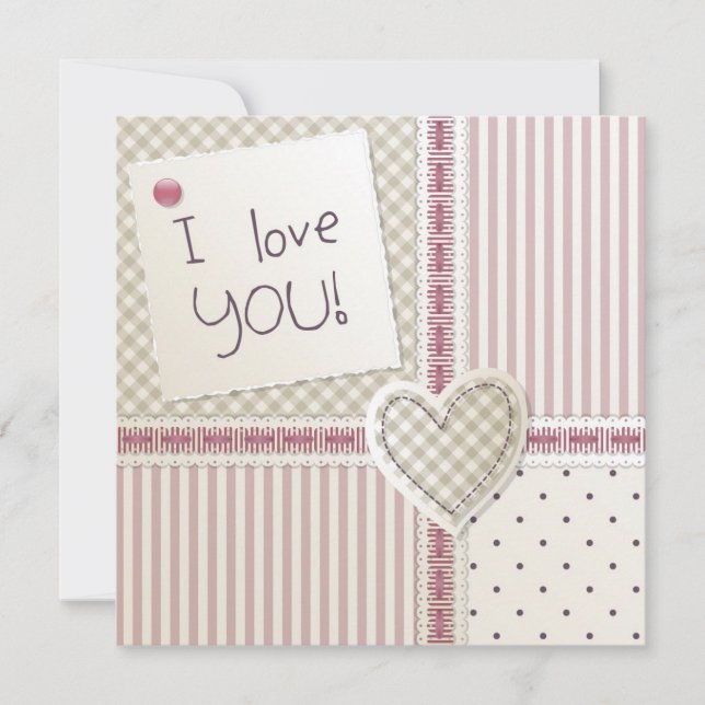 Invitación de Corazón Dulce (Anverso)