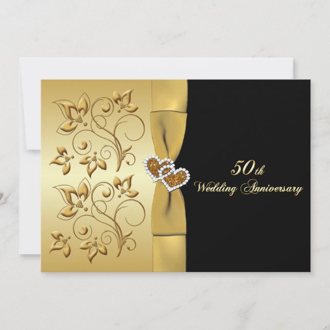 Invitación de Corazones Unidos por el 50 Aniversar (Anverso)