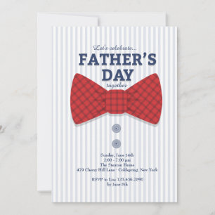 Invitación de Corbata de Lazo para el Día del Padr