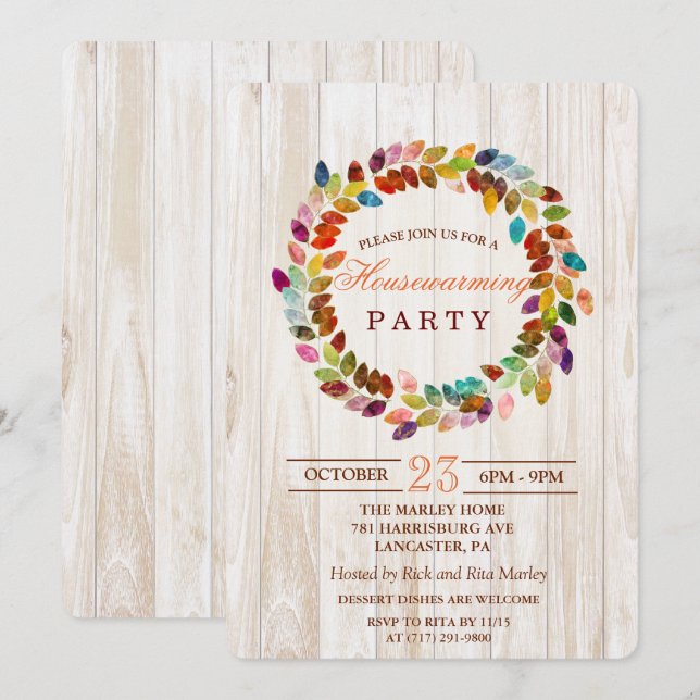 Invitación de corona de purpurina para fiesta de i (Anverso / Reverso)