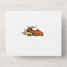 Invitación de cosecha de otoño todo en uno