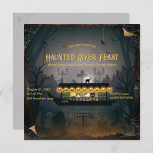 Invitación de cruceros Ghostly Graveyard