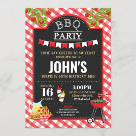 Invitación de cualquier edad a la fiesta de cumple