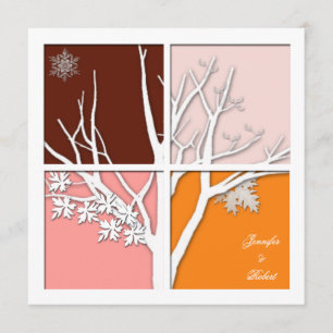 Invitación de cuatro estaciones