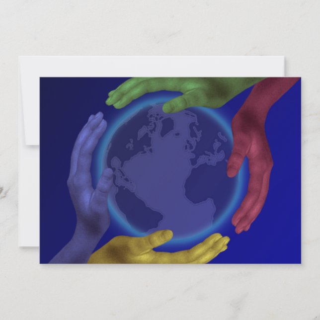 Invitación de cuatro manos a la tierra (Anverso)